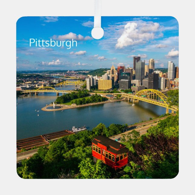 Día de Ornamento de Navidad-Pittsburgh/NOCHE (Anverso)