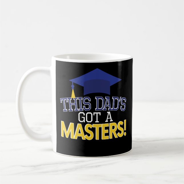 Día de padres orgulloso de la taza de café del (Izquierda)