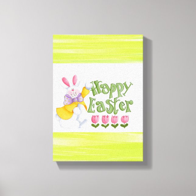 Día de Pascua de la Impresión de Lienzo Estirado (Anverso)