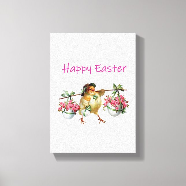 Día de Pascua de la Impresión de Lienzo Estirado (Anverso)