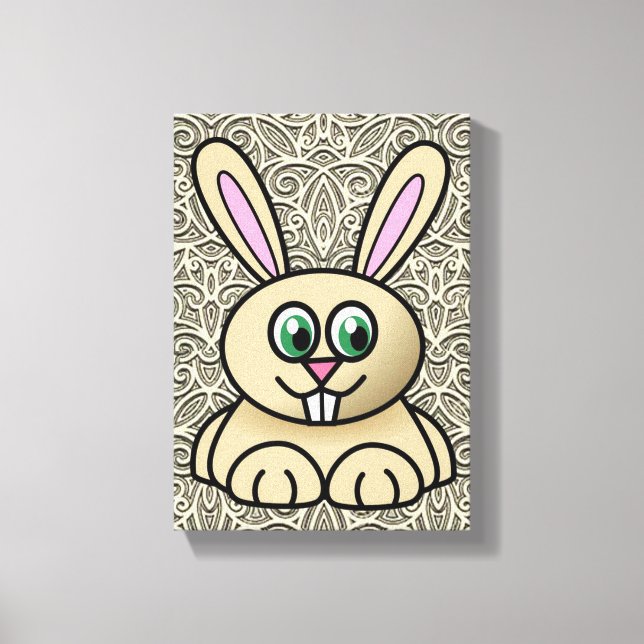 Día de Pascua de la Impresión de Lienzo Estirado (Anverso)