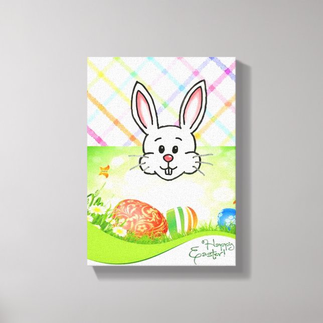 Día de Pascua de la Impresión de Lienzo Estirado (Anverso)