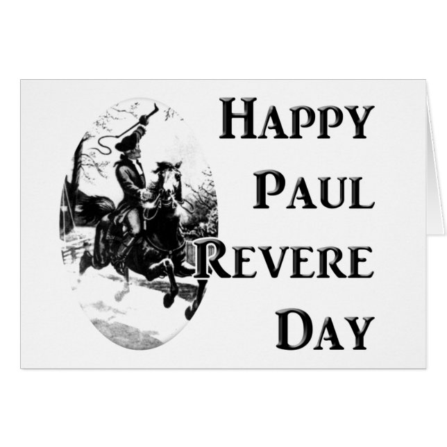 Día de Paul Revere (Anverso (Horizontal))