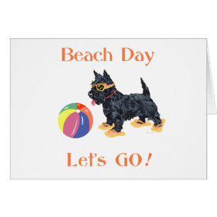 Día de Playa Perro Scottie
