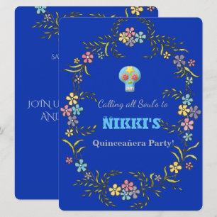 DÍA DE QUINCEANERA DE LA INVITACIÓN MUERTA