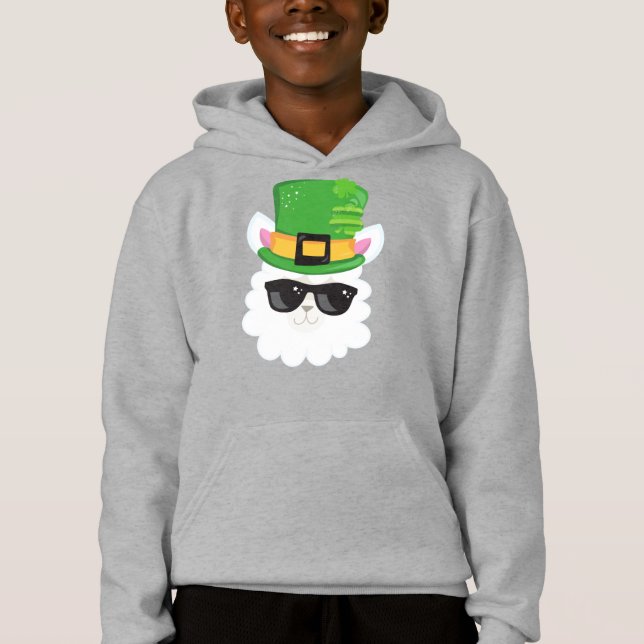 Día de San Patricio, Alpaca, Llama, Gorra Leprecha (Anverso)
