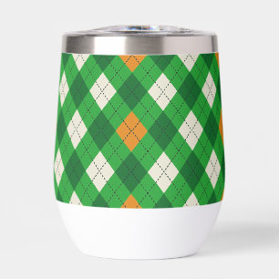 Día de San Patricio argyle de colores irlandeses