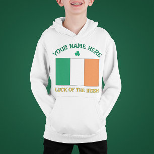 Día de San Patricio Bandera de Irlanda Nombre Pers