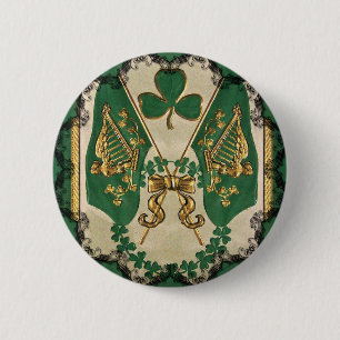 Día de San Patricio Botón Irlandés