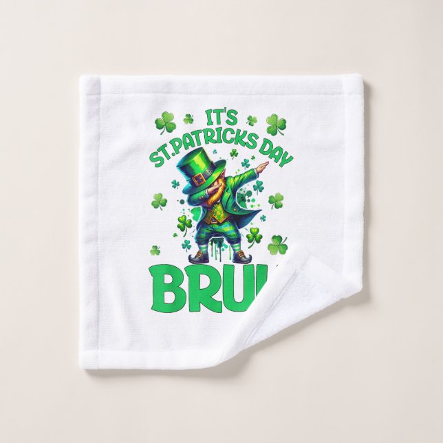 Día de San Patricio Bruh (Toallita)