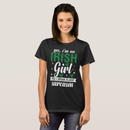 Día de San Patricio, camiseta Guay, Chica irlandés