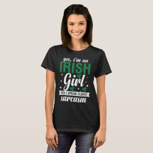 Día de San Patricio, camiseta Guay, Chica irlandés