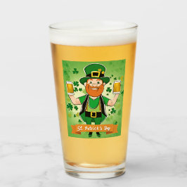 Día de San Patricio Cerveza de doble puño leprecha