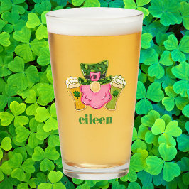Día de San Patricio Cerveza Leprechaun Rosa Person