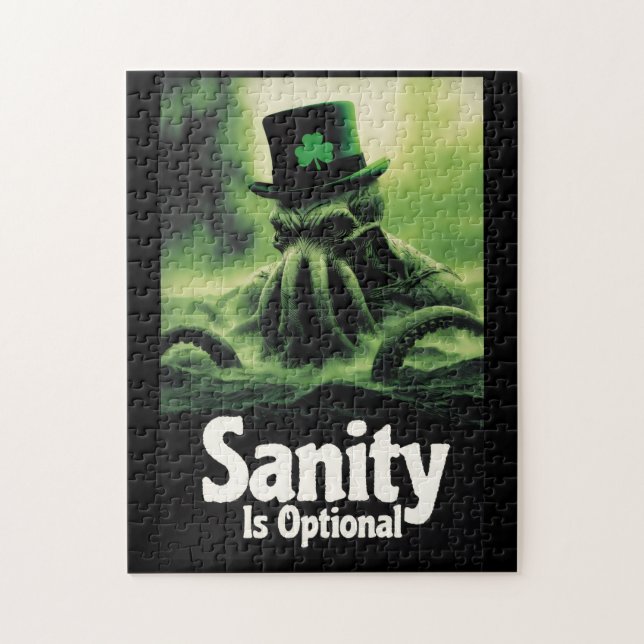 Día de San Patricio de Cthulhu Rompecabezas de Mit (Vertical)