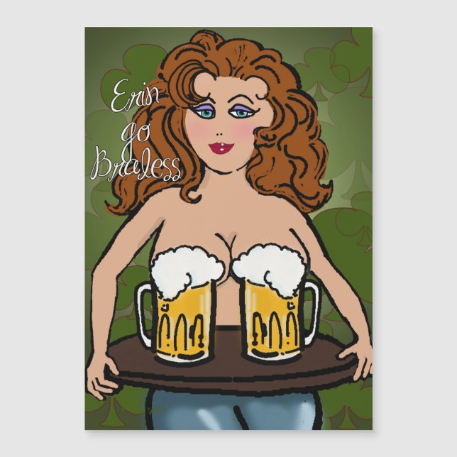 Día de San Patricio | Erin Go Braless (Anverso)