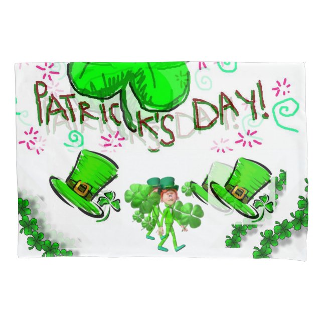 Día de San Patricio, Funda de almohada (Anverso)