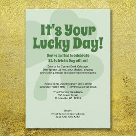 Día de San Patricio - Invitación por el Día de la
