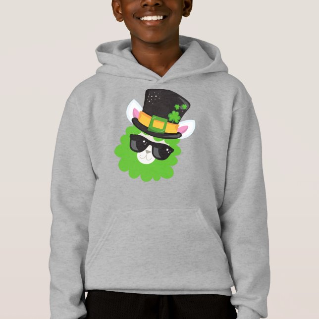 Día de San Patricio, Llama, Alpaca, Gorra Leprecha (Anverso)