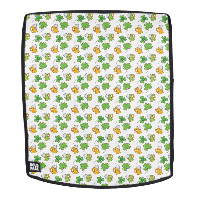 Día de San Patricio Mochila #2 Cara (Cara extraíble)