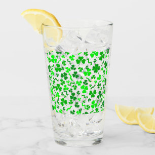 Día de San Patricio Suerte Shamrocks Patrón de Con