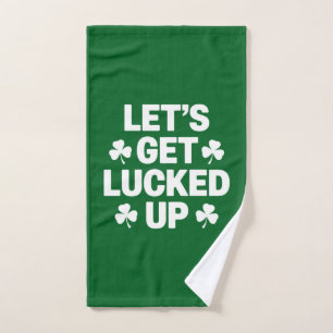 Día de San Patricio Vamos a tener suerte Trébol ir