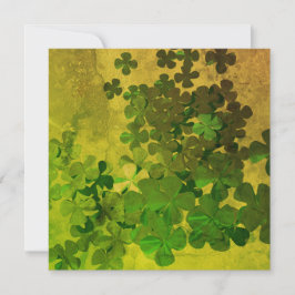 Día de San Patricio y Buena Suerte ,  trébol de c