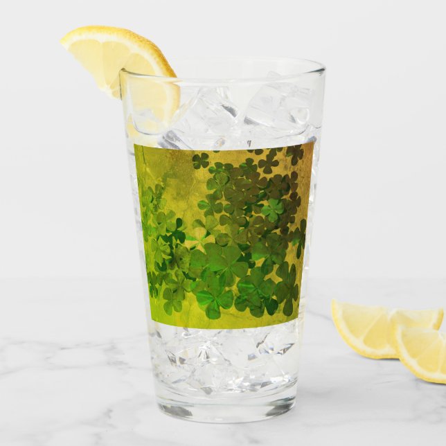 Día de San Patricio y Buena Suerte , ‎ trébol de c (Anverso (hielo))