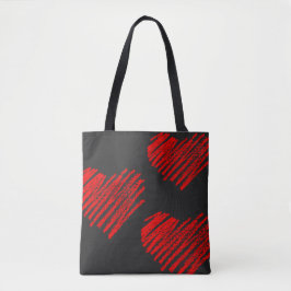 Día de San Valentín, Bolsa de Corazón Rojo, Tote d