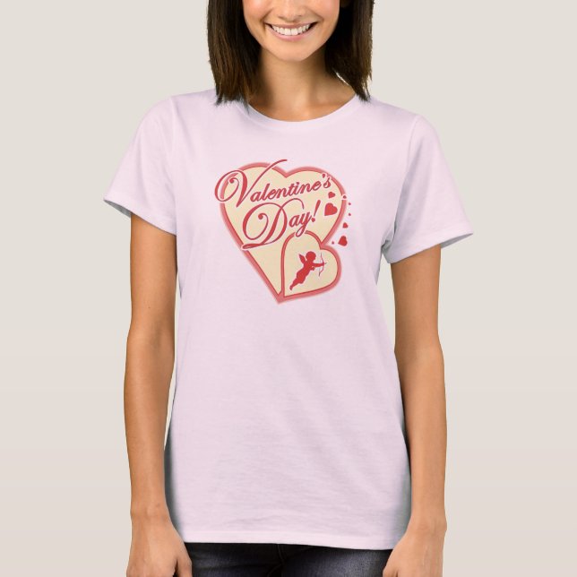 Día de San Valentín con camiseta cupida (Anverso)