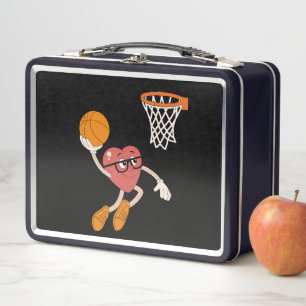 Día de San Valentín Corazón Hundido Baloncesto Lin