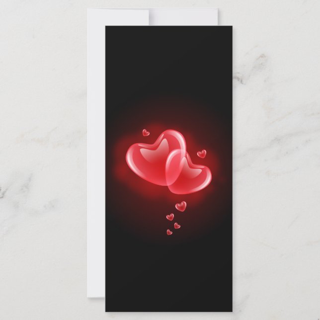 Día de San Valentín corazones ardientes (Anverso)