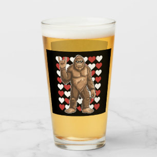 Día de San Valentín de Bigfoot Corazones Divertido
