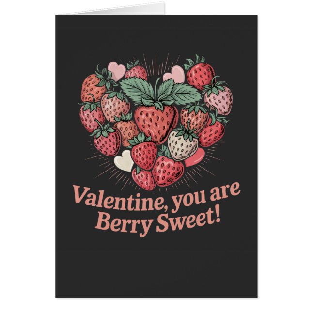 Día de San Valentín de Fresa Berry Dulce para Niño (Frente)