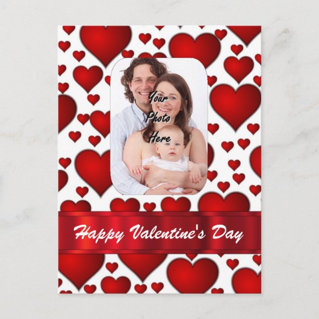 Día de San Valentín de la plantilla de la foto del (Anverso)