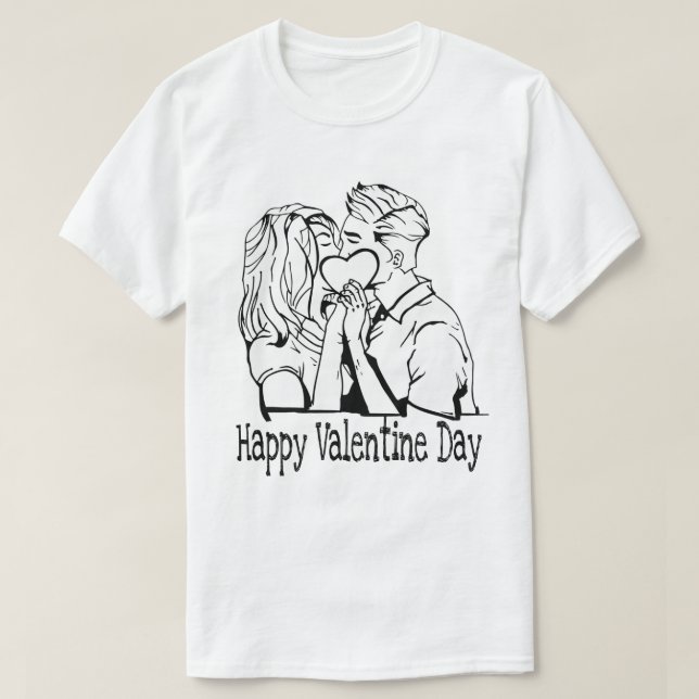 Día de San Valentín de las camisetas (Diseño del anverso)