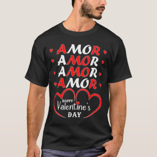 Día de San Valentín feliz de camisetas 2025