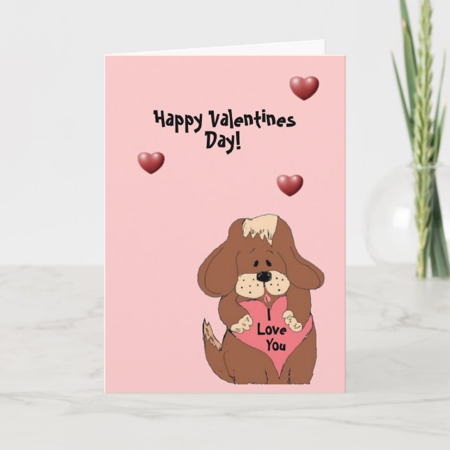 Día de San Valentín feliz - tarjeta (Anverso)