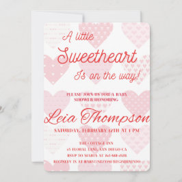 Día de San Valentín invitación a ducharse