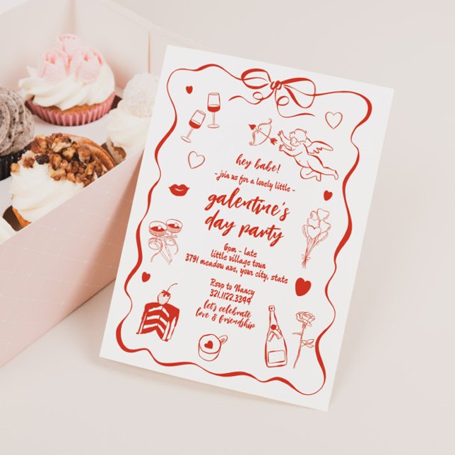 Día de San Valentín Invitación de San Valentín (Subido por el creador)