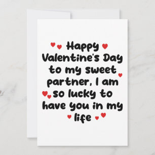 Día de San Valentín novia novio de la tarjeta