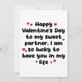 Día de San Valentín novia novio de la tarjeta