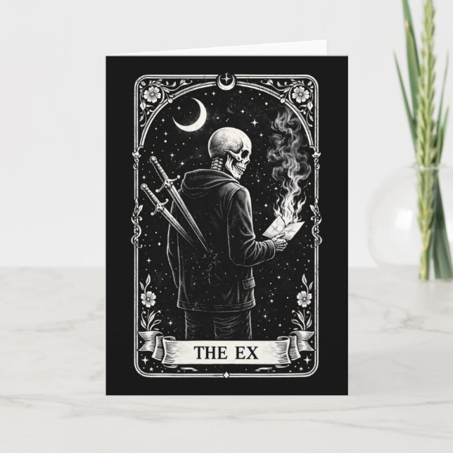 Día de San Valentín Tarjeta Tarot El Ex Amor Gótic (Anverso)
