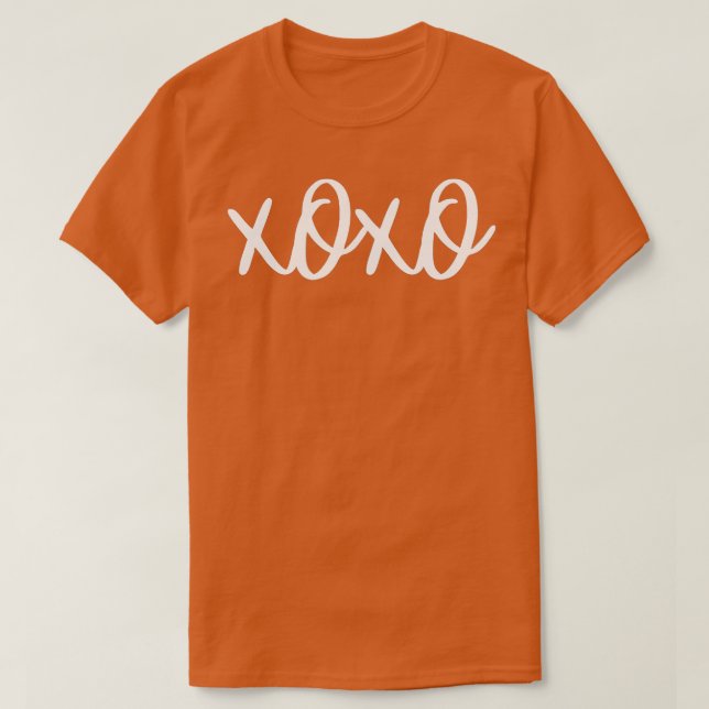 Día de San Valentín XOXO T Camisa (Diseño del anverso)