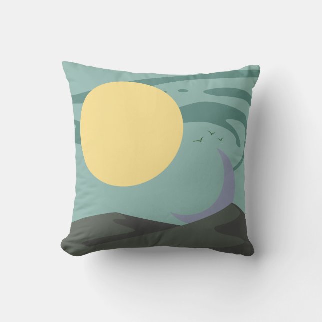 Día de Sol y Luna sobre Desierto con Almohada de P (Anverso)