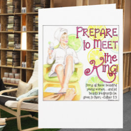 Día de Spa Scripture Tarjeta de Día de la Madre