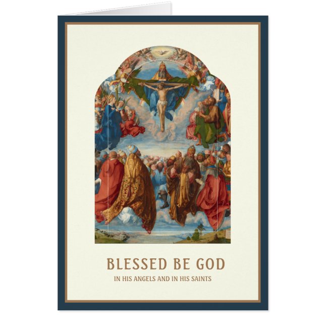 Día de Todos los Santos Religioso Santísima Trinid (Frente)