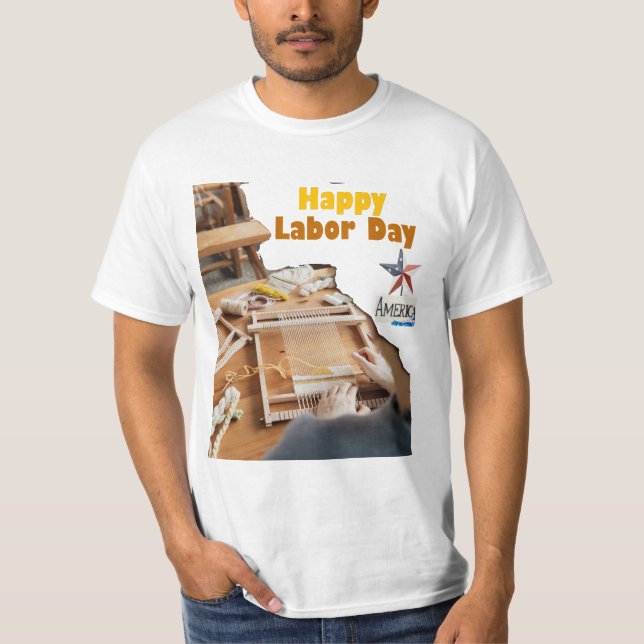 día de trabajo feliz para camisetas (Anverso)