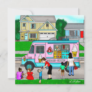 Día de verano caliente   Un Ilustracion caprichoso