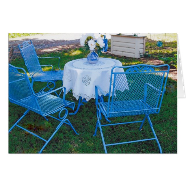 Día de verano, en blanco dentro (Anverso (Horizontal))